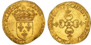 Louis XIII - Ecu d’or - Frappe au marteau - 1633 B (Rouen)