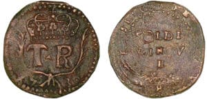 Corse - Théodore de Neurhoff - 5 soldi 1736