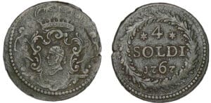 Corse - Paoli - 4 soldi 1767 (Murato)