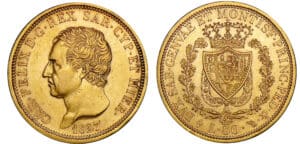 Italie - Carlo Felice - 80 lire 1827 L (Turin)