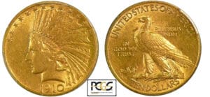 Etats-Unis - 10 dollars tête d'indien 1910