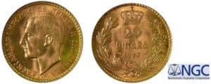 Yougoslavie - Alexandre Ier - 20 dinars 1925