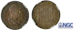 Guatemala - Ferdinand VII - Reale 1820 NG M