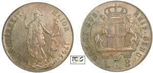 Italie - Ligure - 8 lire 1796 (Gênes)