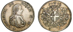 Malte - Emmanuel de Rohan - Scudo 1796