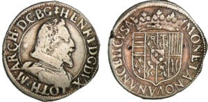 Duché de Lorraine - Henri 1er - Teston (Nancy)