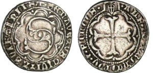 Italie - Sienne - Grosso de 5 soldi e 6 denari