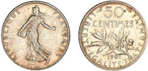 50 centimes Semeuse 1901