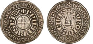 Philippe IV - Gros tournois à l'O rond