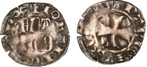Jean II le Bon - Denier Parisis - Emission du 30 décembre 1355