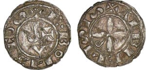 Languedoc - Vicomté d'Albi - Bernard de Castenet - Denier (Châteauneuf de Bonafos)