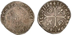Henri IV - Douzain - 2ème type - 1594 I (Limoges)