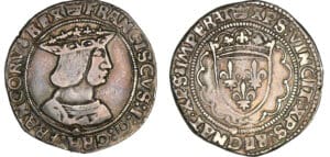 François 1er - Teston - 3ème type - Rouen