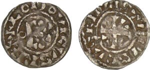 Louis VI - Denier d'Etampes - 3ème type