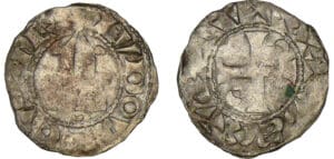 Louis VI - Denier de Dreux - 1er type