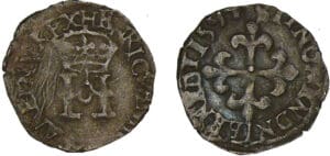 Henri IV - Liard au H - 1694