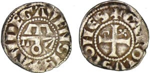 Comté d'Anjou - Charles de Valois - Denier
