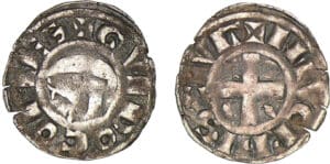 Nivernais - Comté de Nevers - Gui de Forez - Denier
