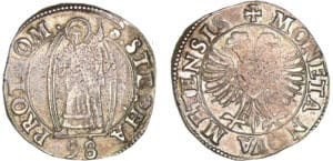 Les trois évêchés - Metz - Teston 1598