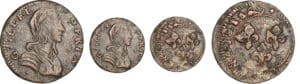 Principauté d'Orange - Guillaume IX de Nassau - Denier tournois 1650 (Orange)