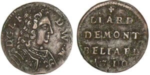 Franche - Comté - Montbéliard - Léopold-Eberhard - Liard 1710