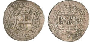 Comté de Lorraine - Robert - Blanc aux quadrilobes
