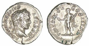 Caracalla - Denier (212, Rome) Hercule