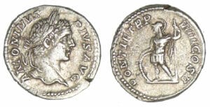 Caracalla - Denier (206, Rome) Mars