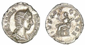 Julia Mamée - Denier (231, Rome) Junon