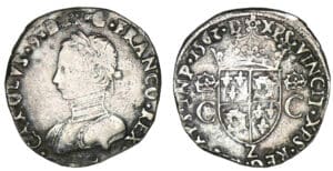 Charles IX - Teston du Dauphiné 1562 Z (Grenoble)