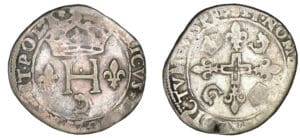 Henri III - Sol parisis du Dauphiné 1585 Z (Grenoble)