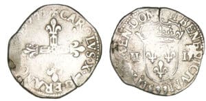 Charles X - Quart d'écu 1597 99 (Dinan)