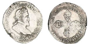 Henri IV - Demi-franc 1603 B (Rouen)