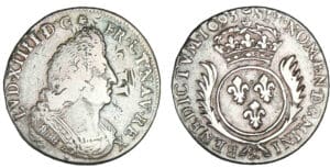 Louis XIV - Quart d'écu aux palmes 1693 & (Aix)
