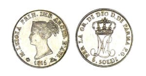 Italie - Parme - Maria Luigia - 5 soldi centesimi 1815