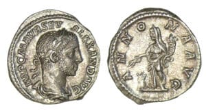 Alexandre Sévère - Denier (225, Rome) L' Abondance