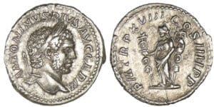 Caracalla - Denier (215, Rome) - La Foi