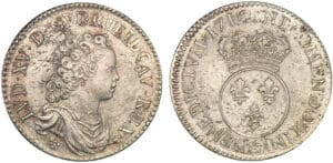 Louis XV - Demi-écu vertugadin - 1716 A (Paris)