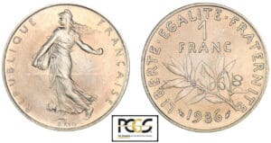 1 franc Semeuse 1986