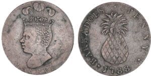 Les Barbades - Penny 1788