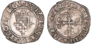 Charles VI - Gros florette - (Poitiers)