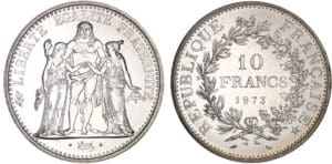 10 francs Hercule 1973