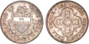Suisse - Vaud - 5 batzen 1826