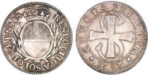 Suisse - Solothurn - 5 batzen 1787