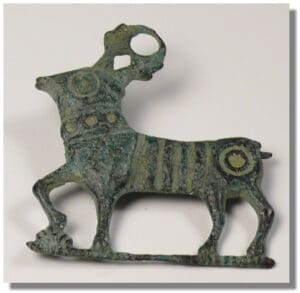 Romain - Fibule zoomorphe en bronze - Ier-IIIème siècle ap. J.-C.