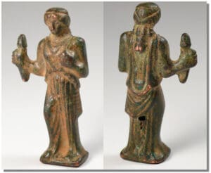 Romain - Statuette de Vénus en bronze - IIIème-IVème siècle ap. J.-C.