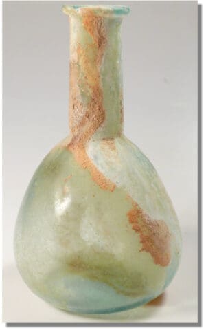 Romain - Vase en verre irisé - IIIème-IVème siècle ap. J.-C.