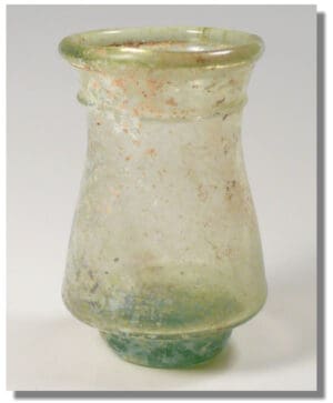 Romain - Gobelet en verre irisé - IIIème-IVème siècle ap. J.-C.