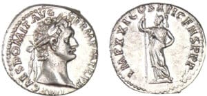 Domitien - Denier (92, Rome) - Pallas combattant