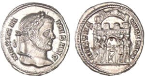 Maximien Hercule - Argenteus (295-297, Siscia)